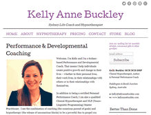 Tablet Screenshot of kellyannebuckley.com